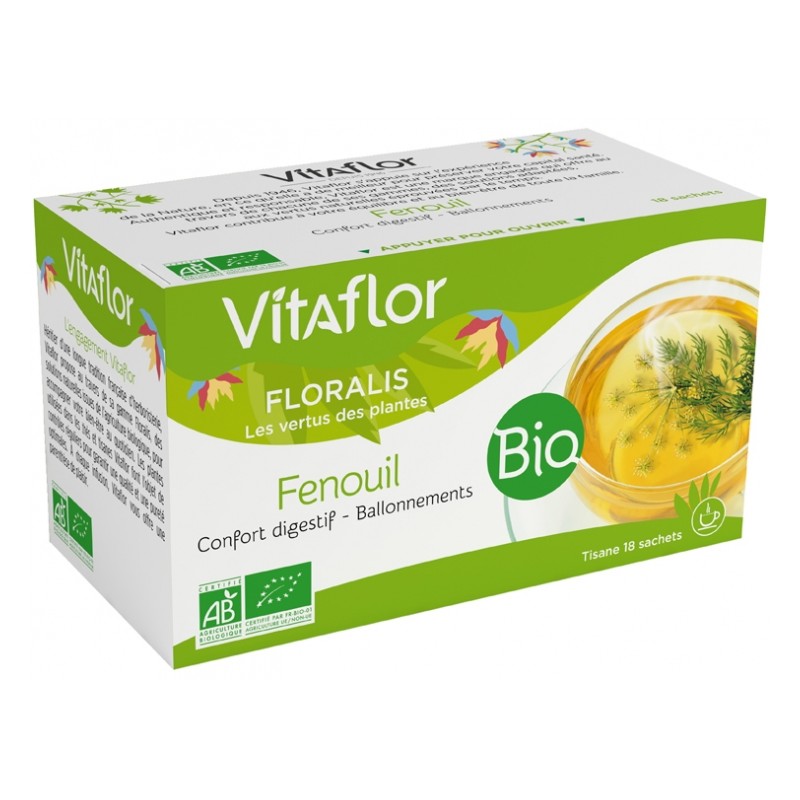 Vitaflor Fenouil Confort Digestif Ballonements Sachets