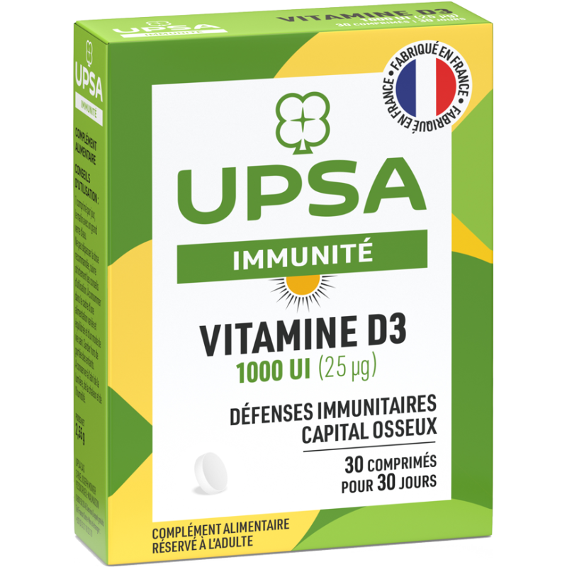 Upsa Vitamine D3 1000 Ui 25mg Comprimés B/30