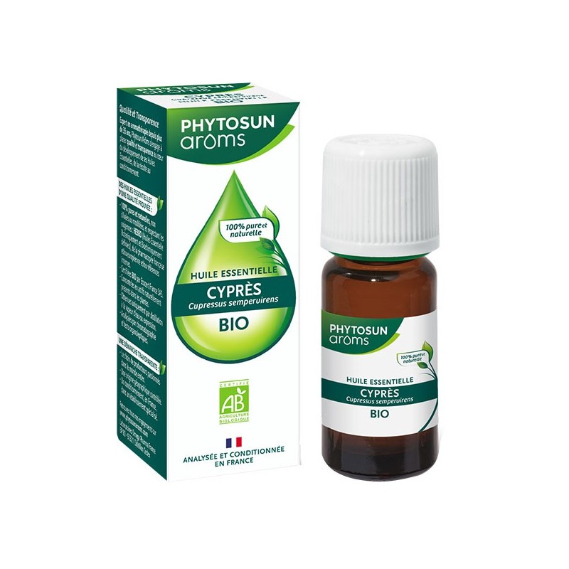 Huile essentielle BIO Cyprès de Provence - Arôflora - 10 ml