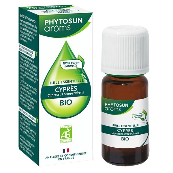 Phytosun Arôms – Huile essentielle Cyprès Bio – 10 ml