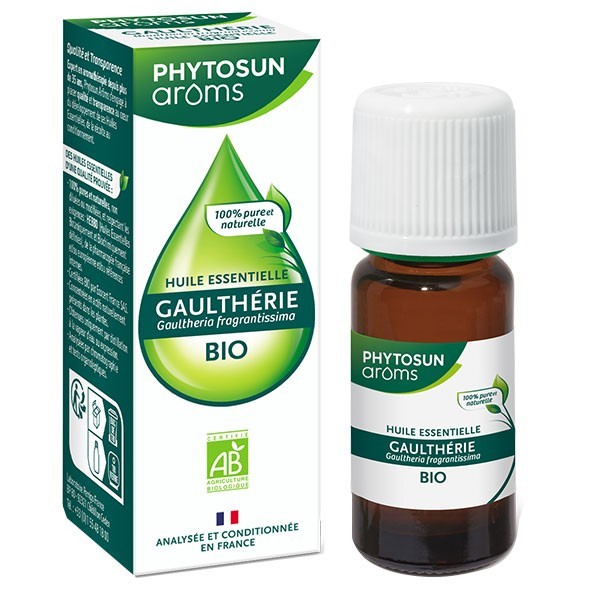 Huile Essentielle Gaulthérie Phytosun Arôms - flacon de 10 ml